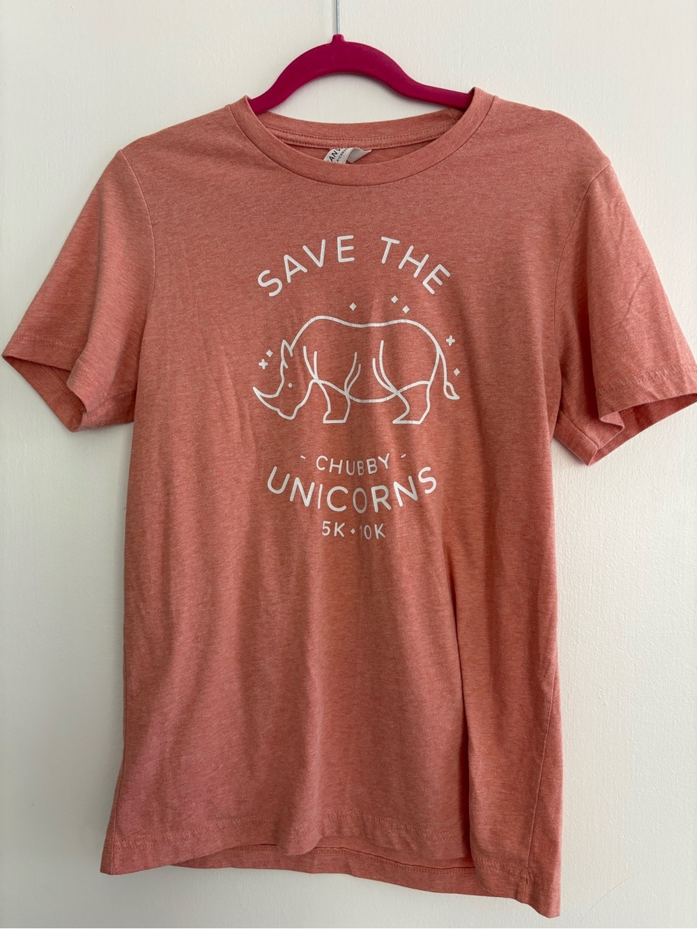 Bella Canvas Dusty Rose "Save The Chubby Unicorns" Kids Tee
